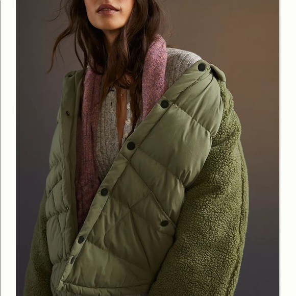 Pilcro Piffer Jacket - Anthro Size Medium NWT - Picture 4 of 7